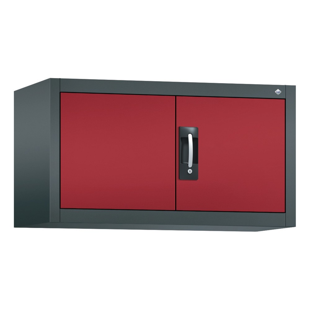 Produktabbildung Nr. 1: Opzetkast C+P, hxbxd 500 x 930 x 400 mm, antracietgrijs, robijnrood