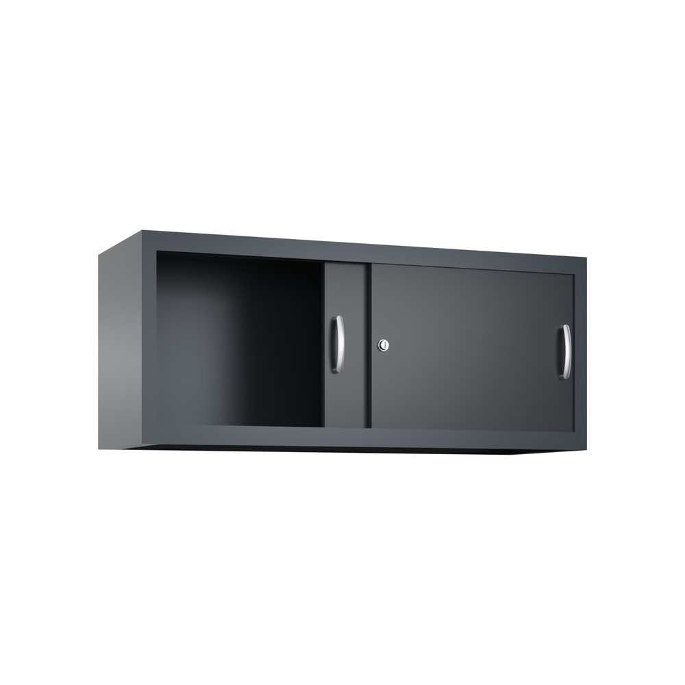 Produktabbildung Nr. 2: Opzetkast voor werkplaatsschuifdeurkast C+P, hxbxd 500 x 1.200 x 400 mm, antracietgrijs, zwartgrijs