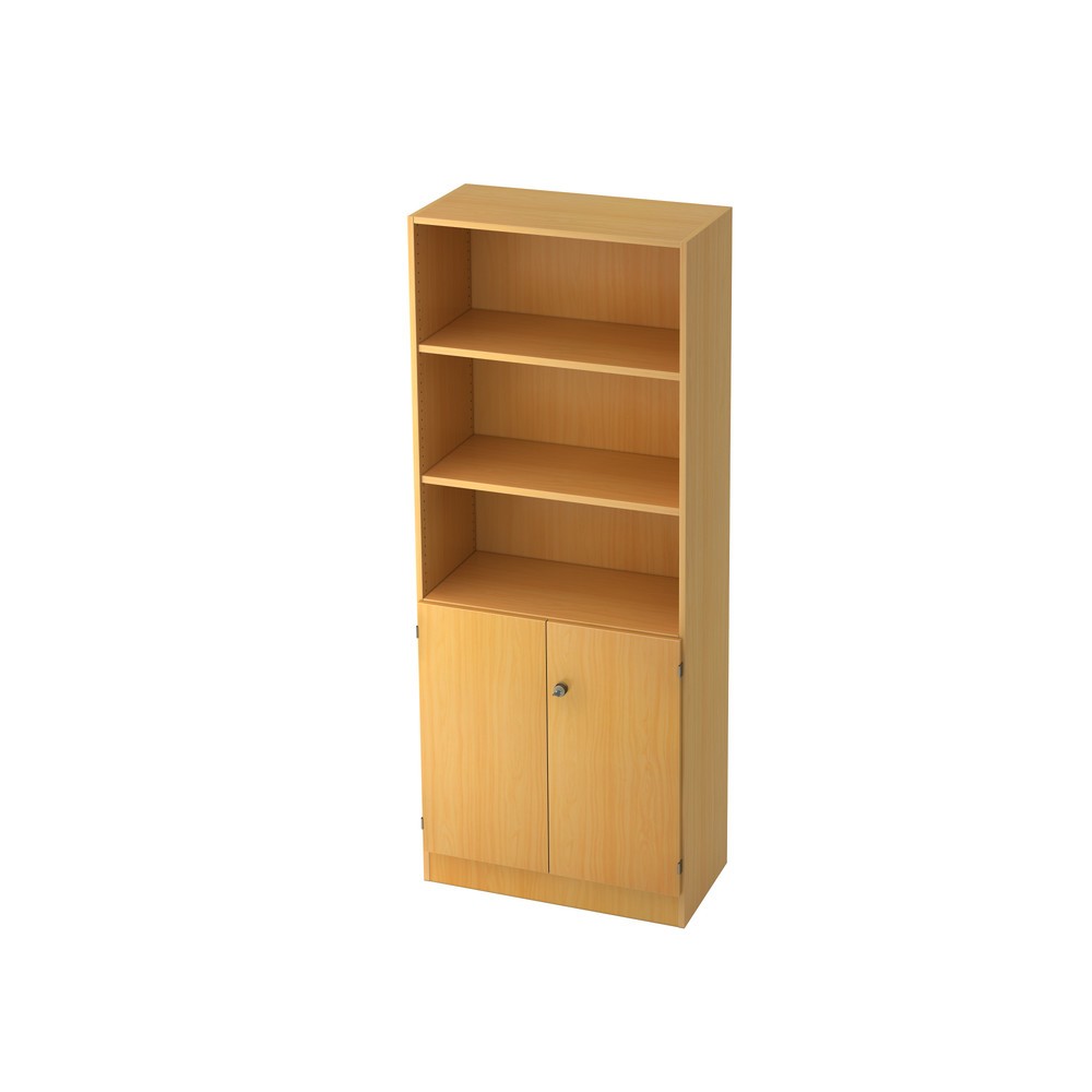 Product afbeelding: Ordnerkast Hammerbacher 5 OH, 2 OH deuren, SO-Bl. SG beuken / beuken