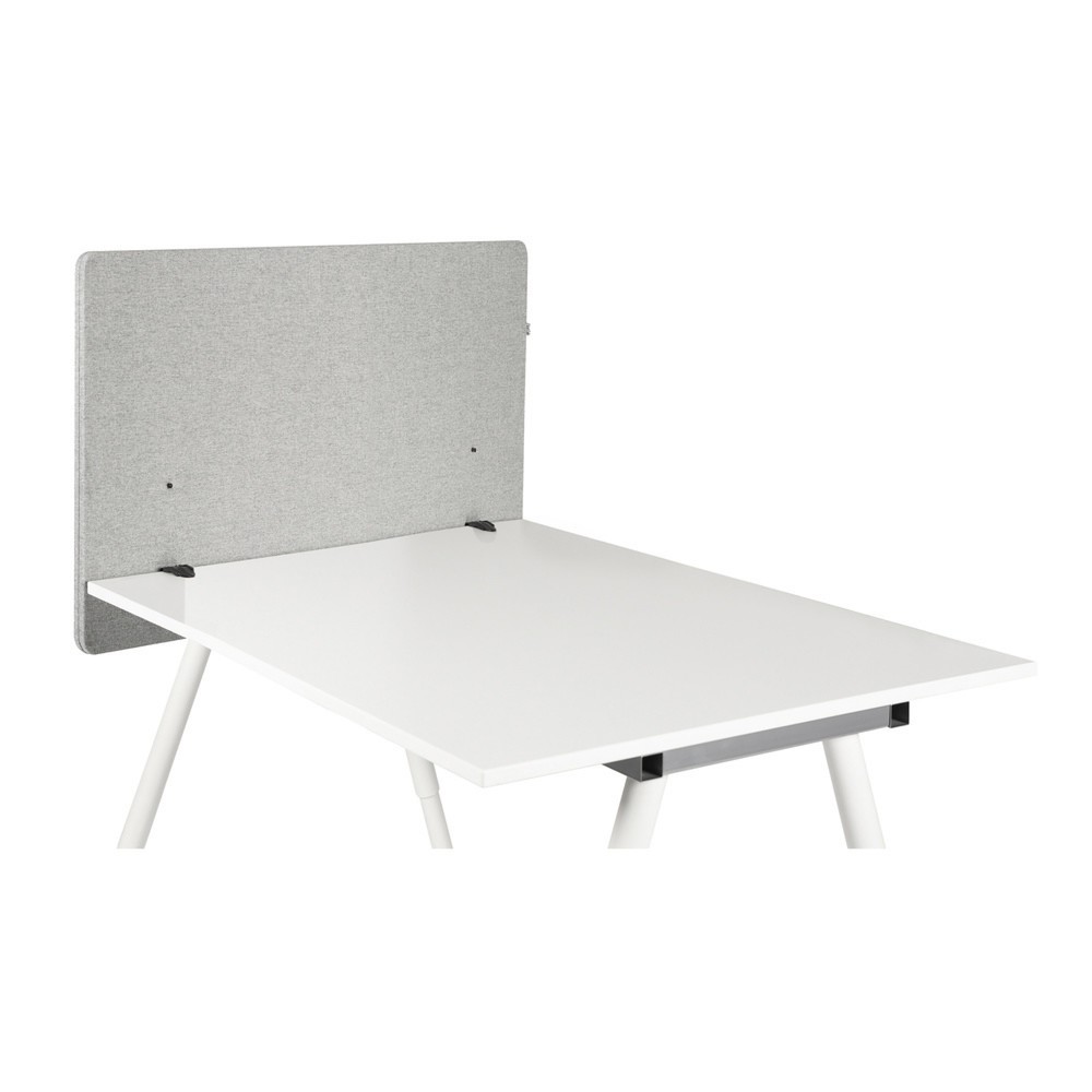 Produktabbildung Nr. 1: Paroi de séparation acoustique de bureau hjh FLEXMIUT D SIDE D 80 cm, gris clair
