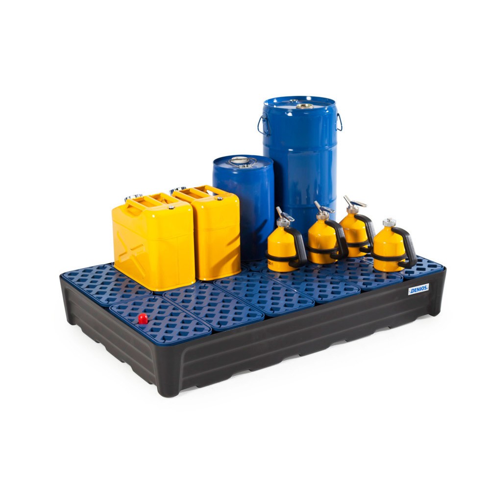 Produktabbildung Nr. 3: Lekbak voor kleine emballages pro-line van PE, inhoud 120 liter, incl. rooster
