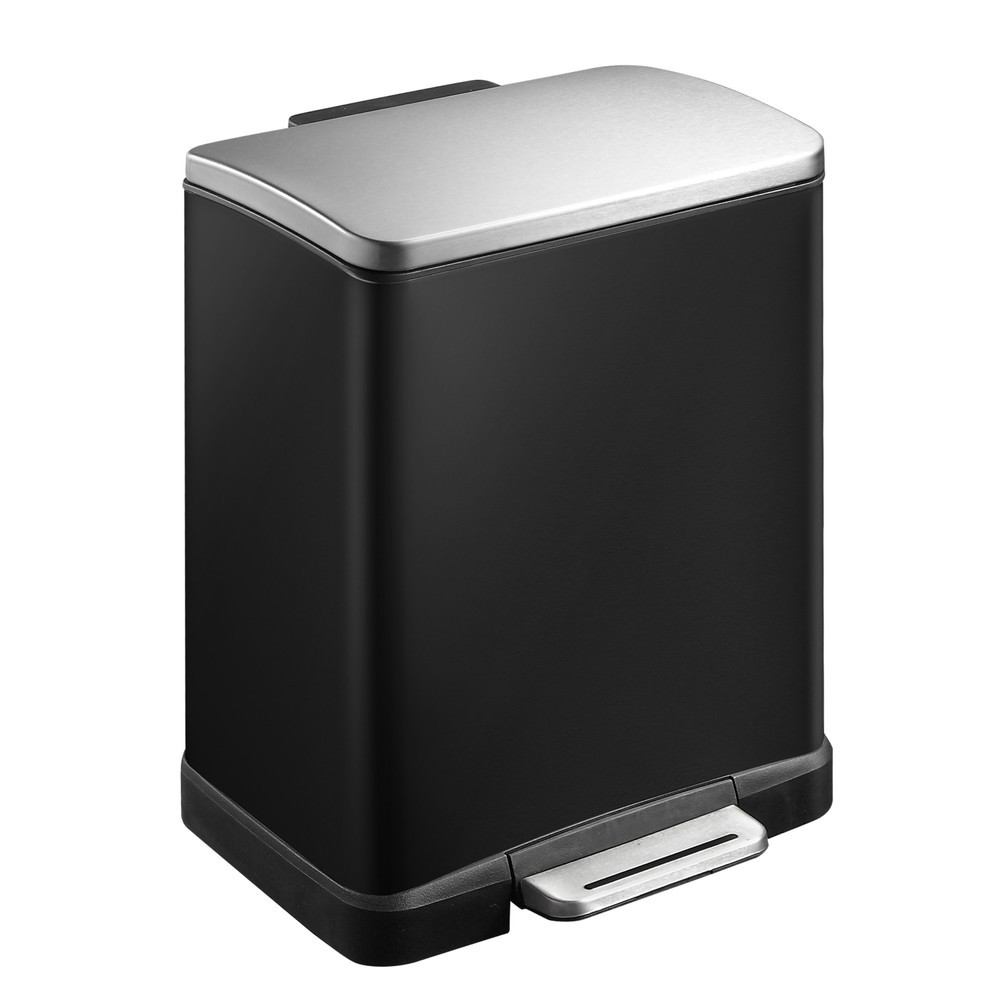 Product afbeelding: Pedaalemmer EKO E-Cube, 12 liter, zwart