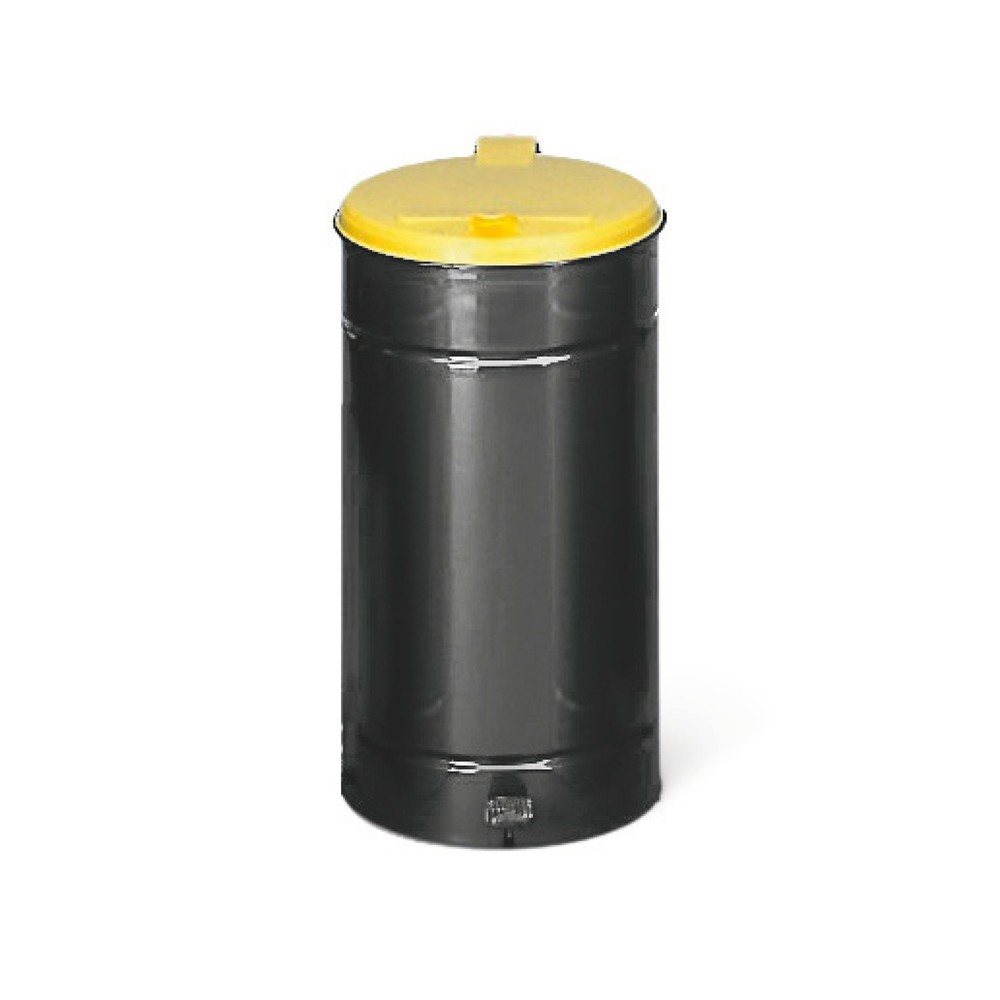 Produktabbildung Nr. 1: Pedaalemmer  Euro-Pedal, 60 liter, body antraciet, deksel geel