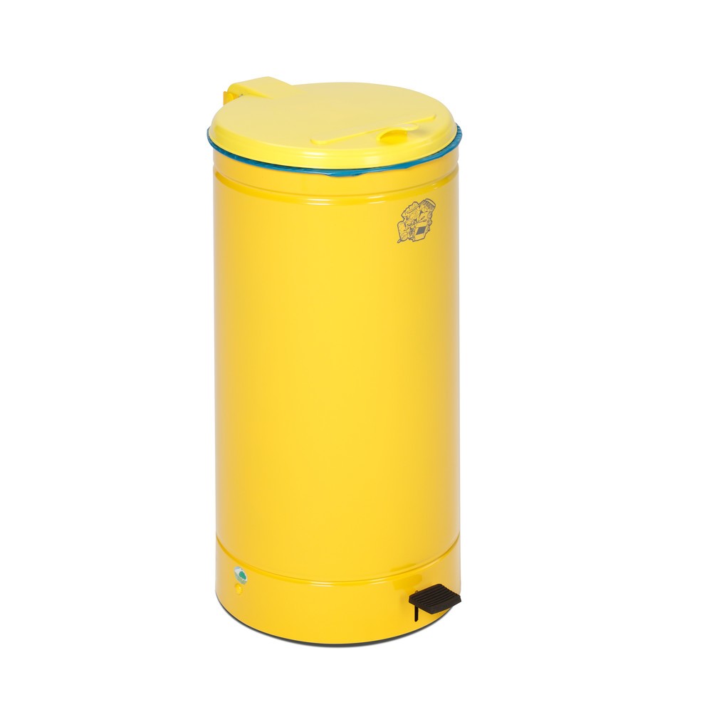 Produktabbildung Nr. 2: Pedaalemmer  Euro-Pedal, 60 liter, body geel, deksel geel