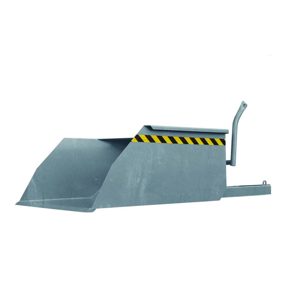 N° de l'image du produit 1 : Pelle godet Eichinger® avec entrées de fourche fermées pour chariot élévateur, 3 000 kg, 750 litres galvanisée à chaud
