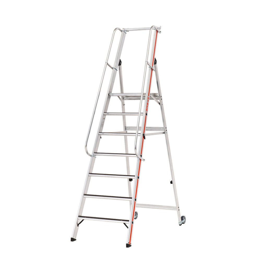 Product afbeelding: Platformtrap HYMER, R13 coating, met emmerhaak, stahoogte 1,65 m
