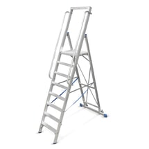 Productafbeelding nr. 1: Platformtrap KRAUSE® uit aluminium met groot staplatform, 6 treden
