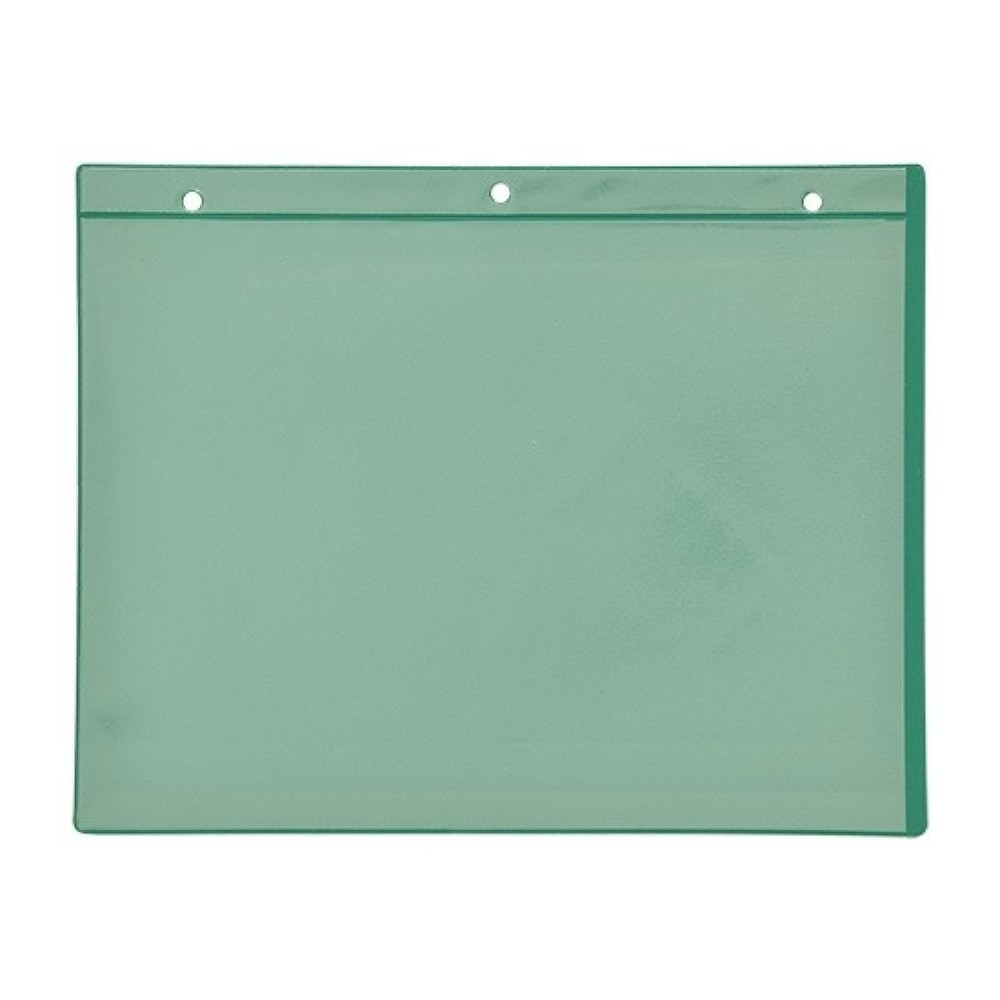 Produktabbildung Nr. 1: Poches magnétiques, DIN A5 paysage, insertion par le côté, 50 pcs/UV, vertes