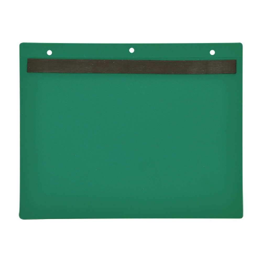 Produktabbildung Nr. 2: Poches magnétiques, DIN A5 paysage, insertion par le côté, 50 pcs/UV, vertes