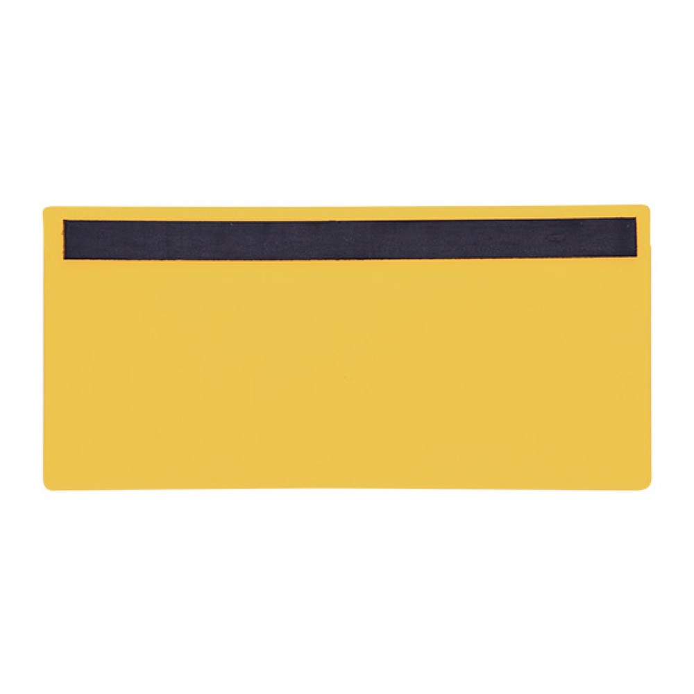 Produktabbildung Nr. 2: Poches magnétiques, DIN 1/3 A4 paysage, insertion par en haut, 50 pcs/UV, jaunes