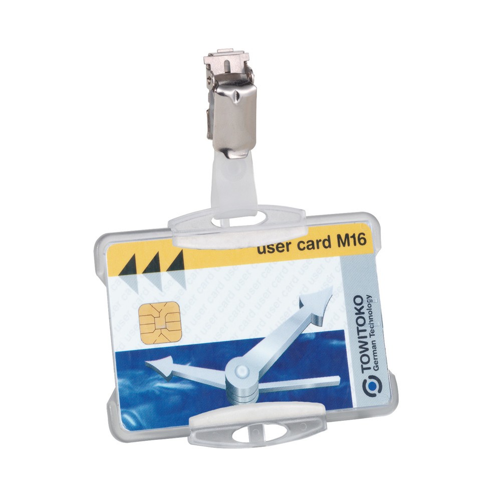 Produktabbildung Nr. 1: Porte-badge DURABLE pour une carte d’entreprise, avec clip