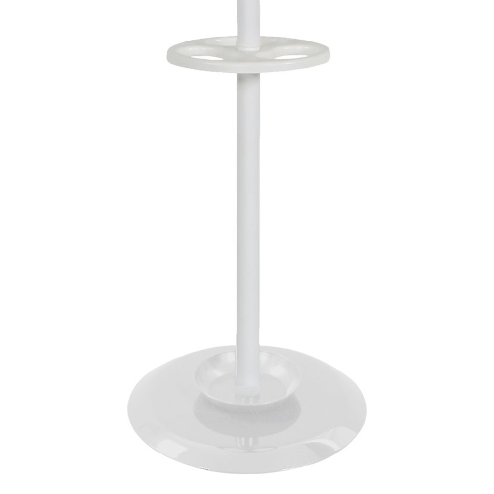 Produktabbildung Nr. 3: Portemanteau Porcelain, sur pied, 4 crochets doubles, blanc