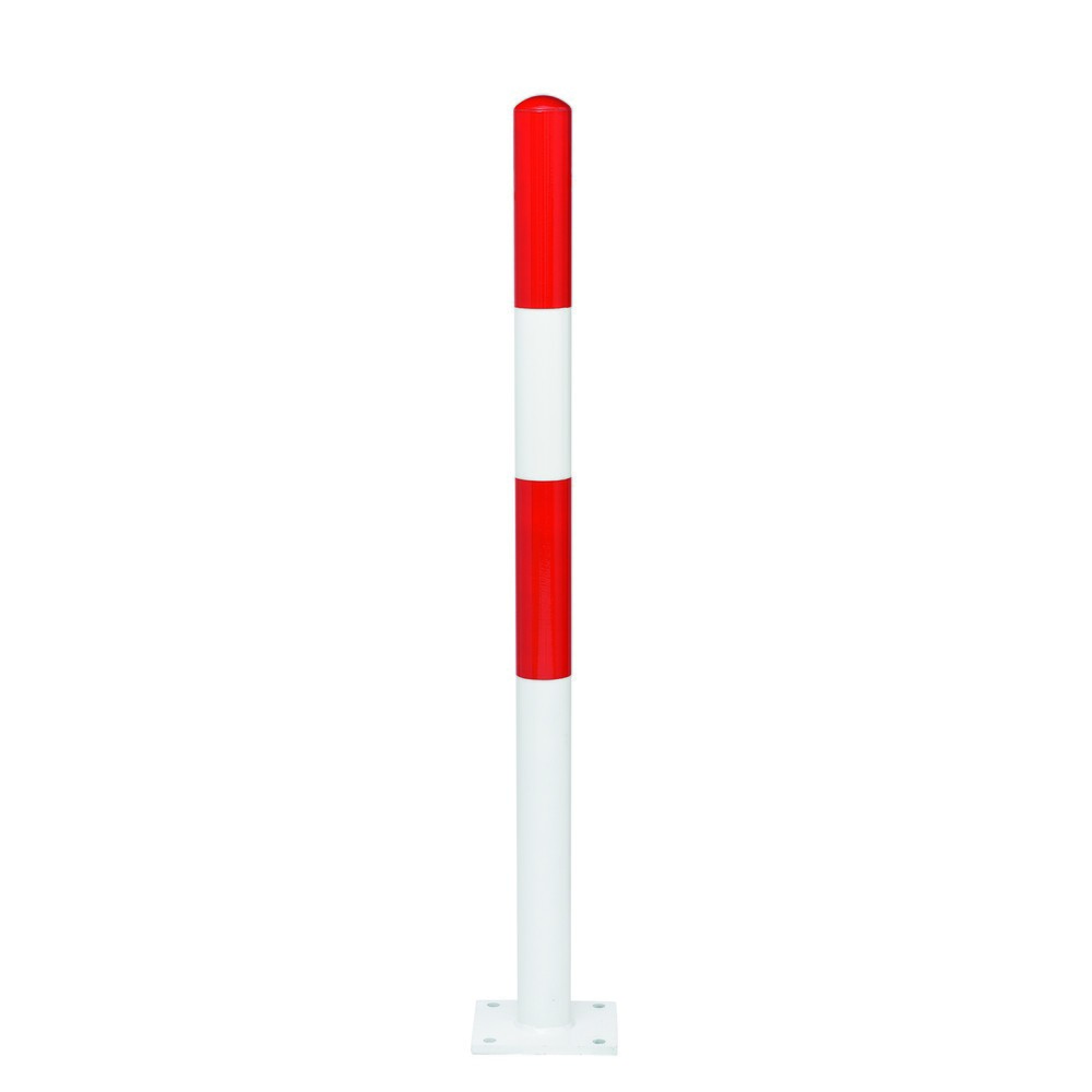 Produktabbildung Nr. 1: Potelet MORAVIA MORION, fixe, tube rond Ø 60 mm, galvanisé à chaud et laqué, à cheviller au sol, sans œillet pour chaîne