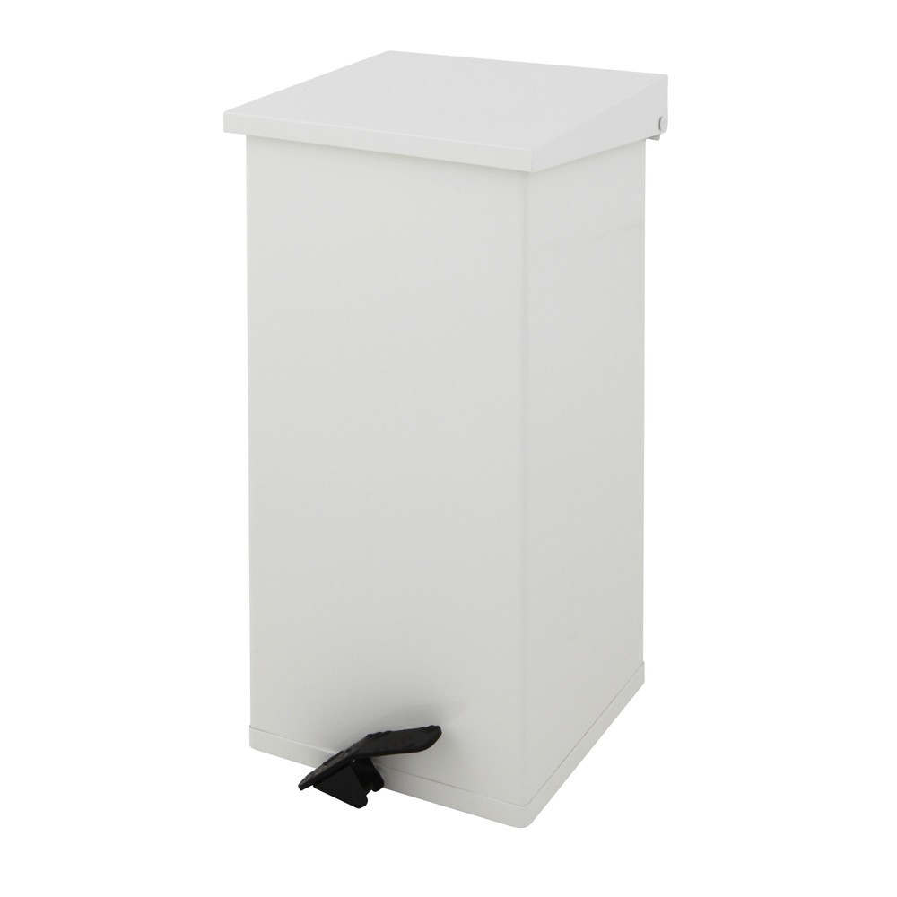 Illustration du produit: Poubelle à pédale Kick CARRO, 55 litres, blanc