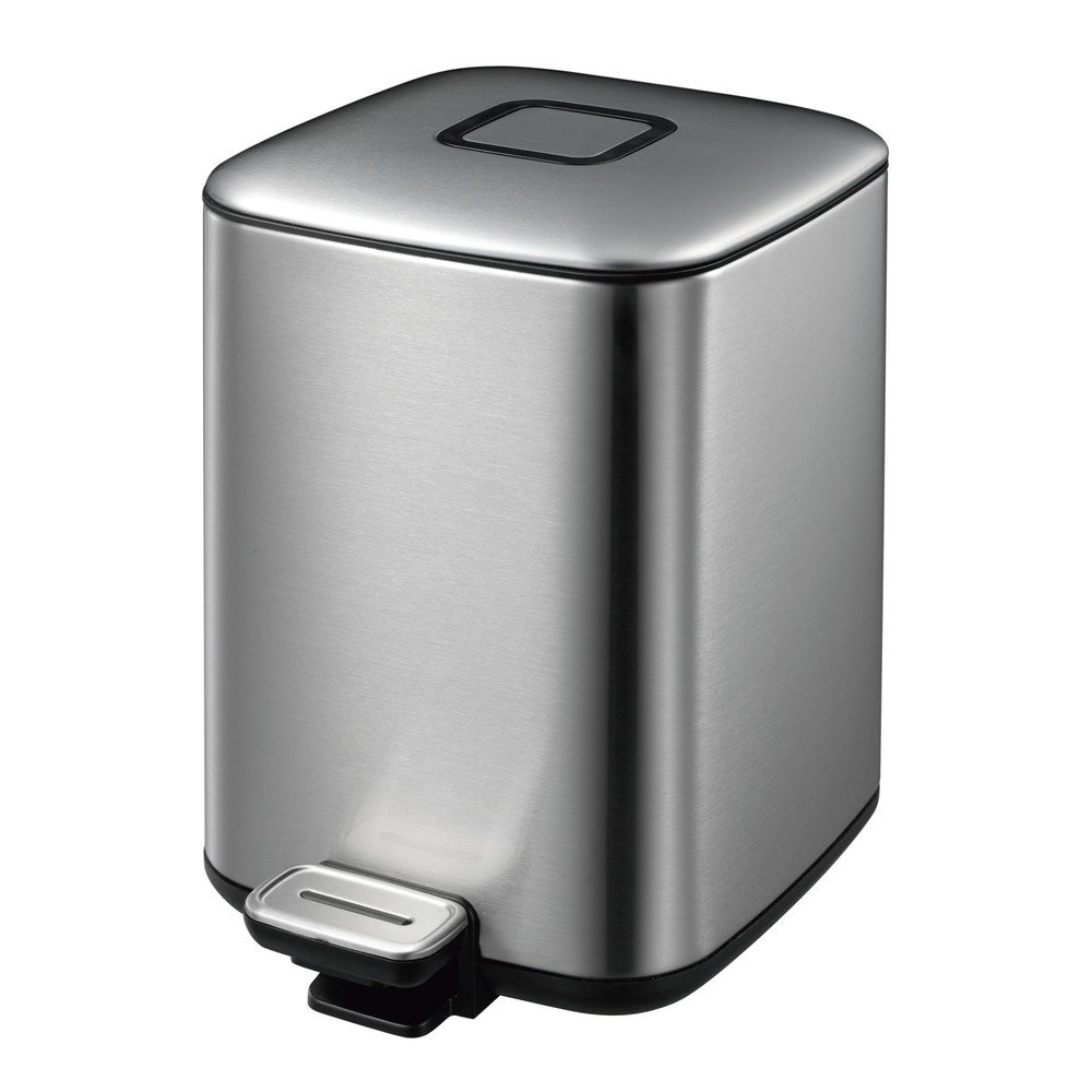 Produktabbildung Nr. 1: Poubelle à pédale Regent, 6 l, acier inoxydable mat