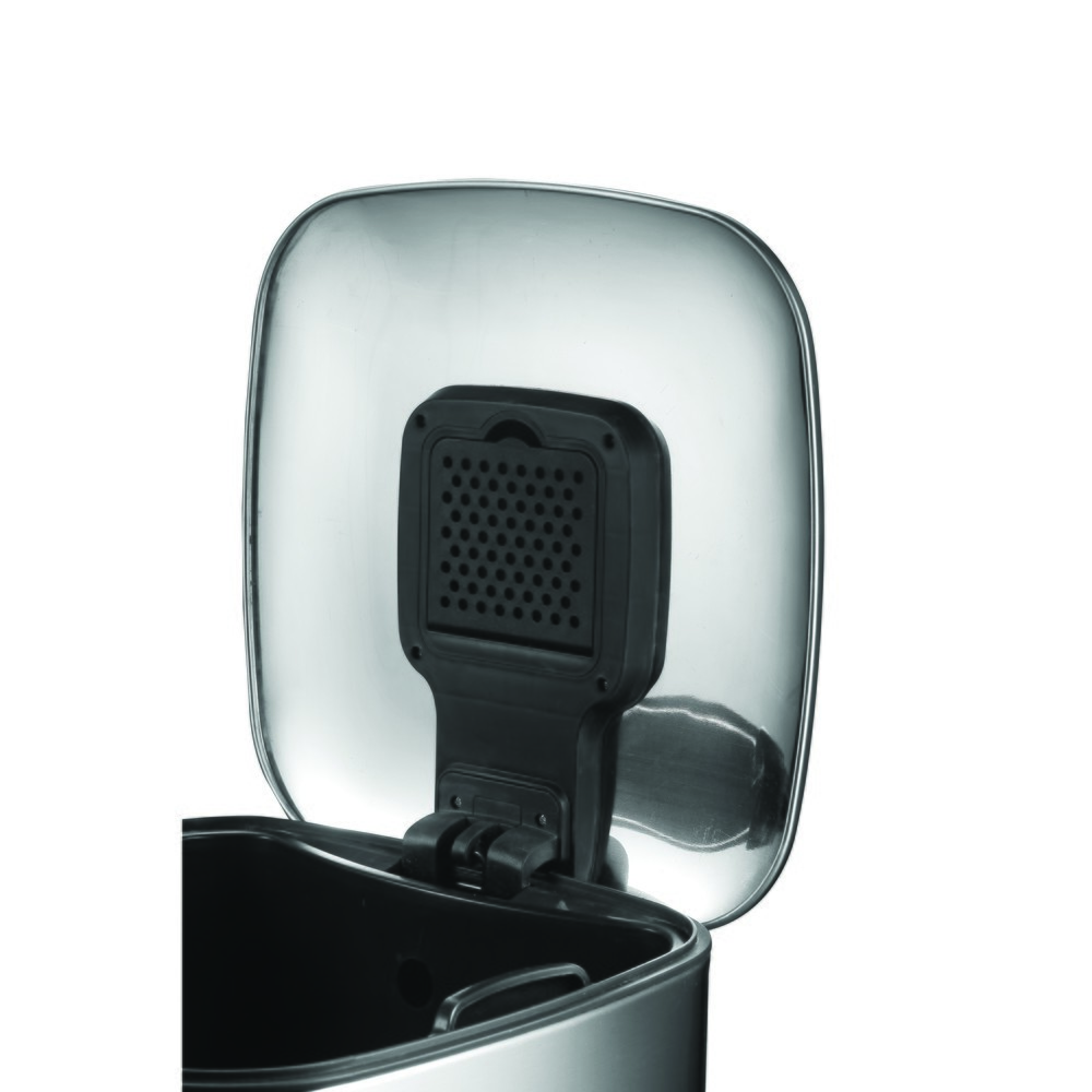 Produktabbildung Nr. 5: Poubelle à pédale Regent, 6 l, acier inoxydable mat