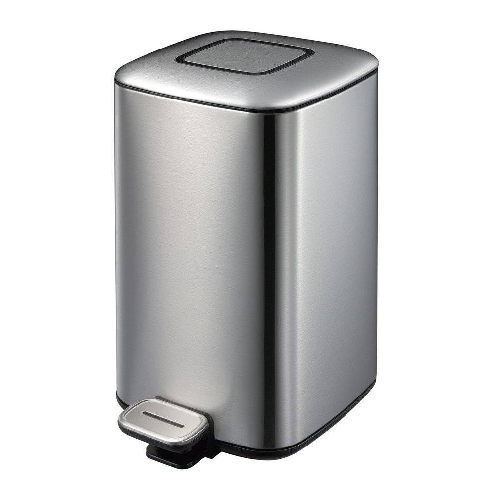 Produktabbildung Nr. 1: Poubelle à pédale Regent, 12 l, acier inoxydable mat