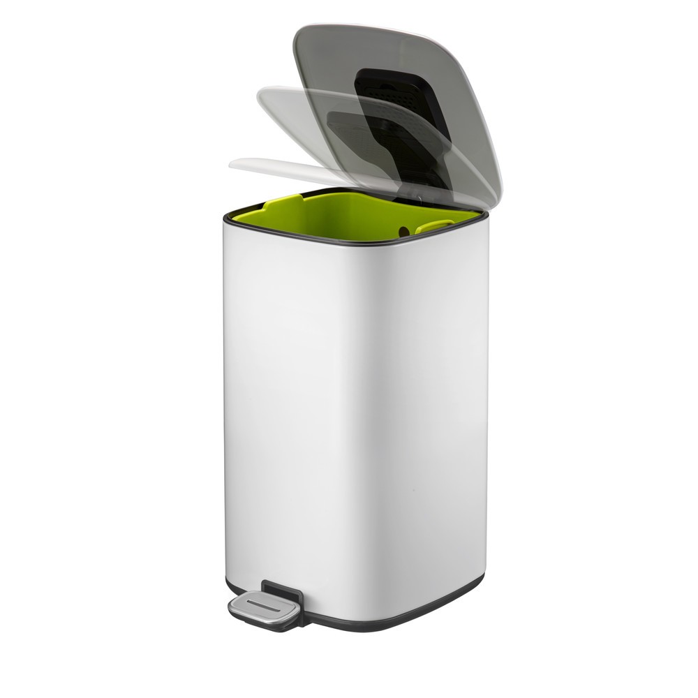 Produktabbildung Nr. 5: Poubelle à pédale Regent, 12 l, blanc