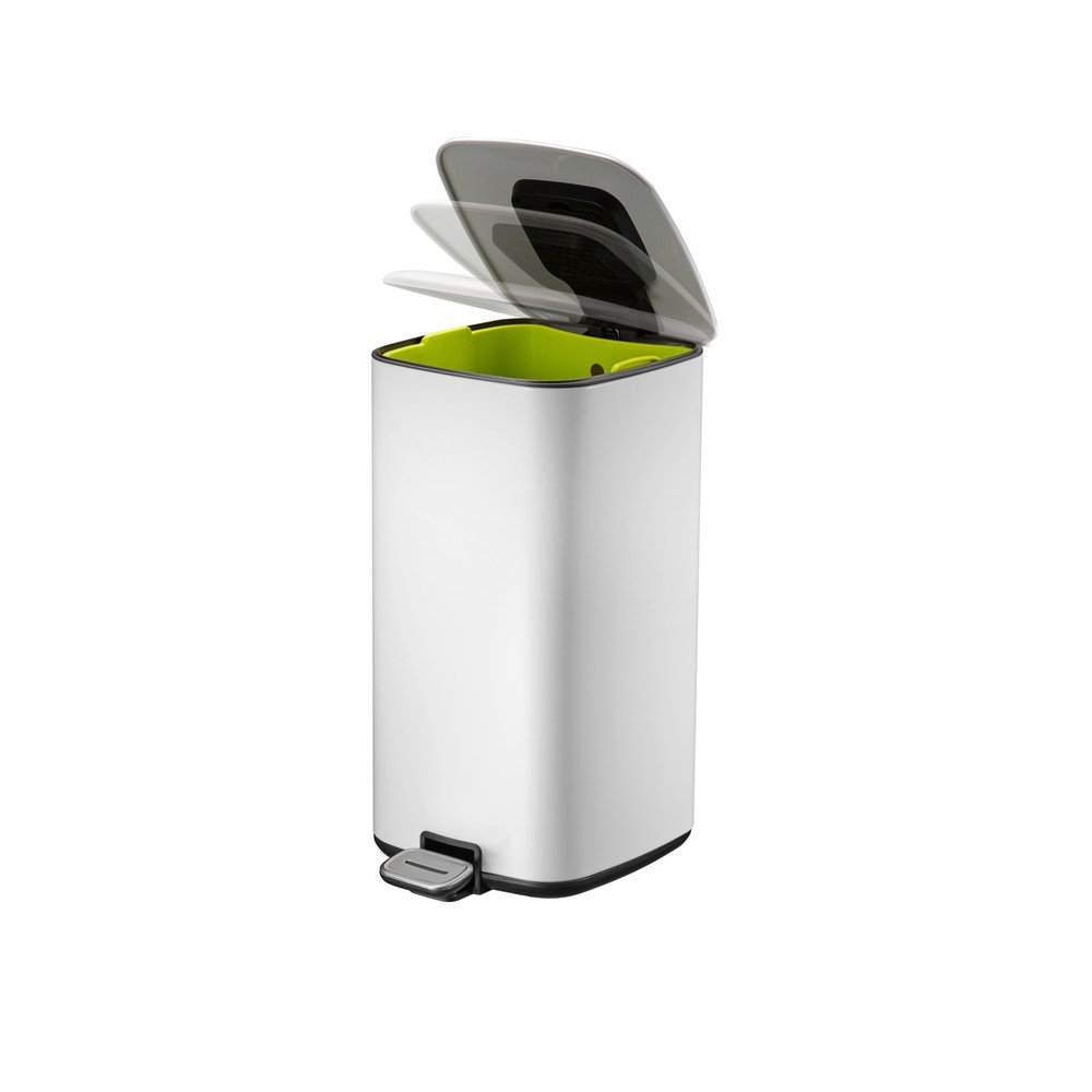 Produktabbildung Nr. 3: Poubelle à pédale Regent, 20 l, blanc