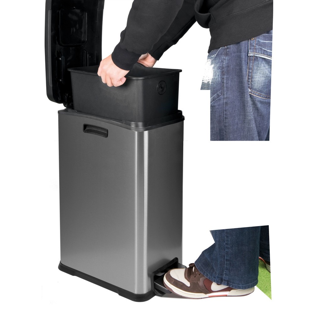 Produktabbildung Nr. 6: Poubelle à pédale Rejoice Step Bin 30 l, acier inoxydable mat