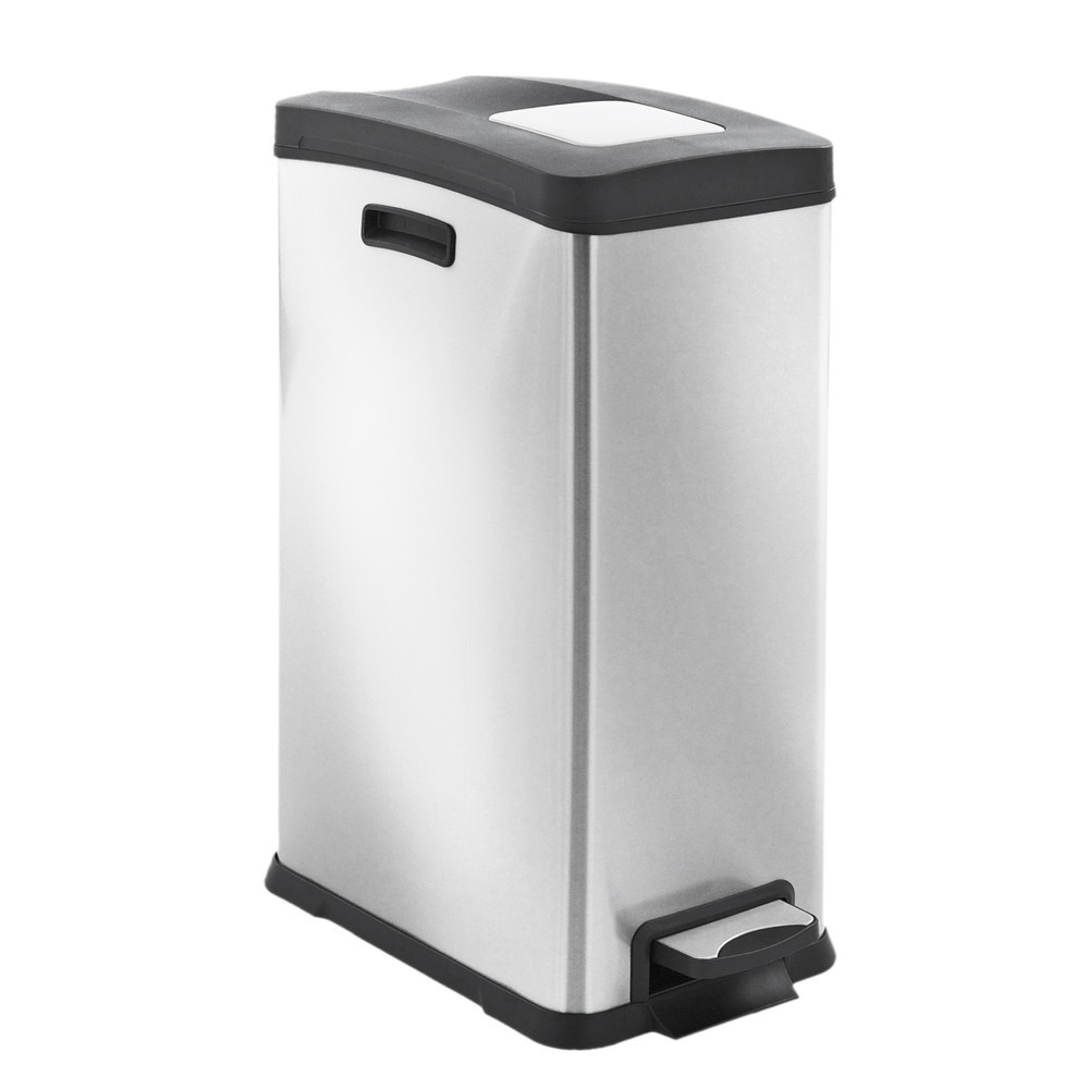 Produktabbildung Nr. 1: Poubelle à pédale Rejoice Step Bin 30 l, acier inoxydable mat