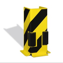 N° de l'image du produit 1 : Protection contre les chocs avec rouleau absorbant, en forme de U, H x l x P 400 x 160 x 160 mm