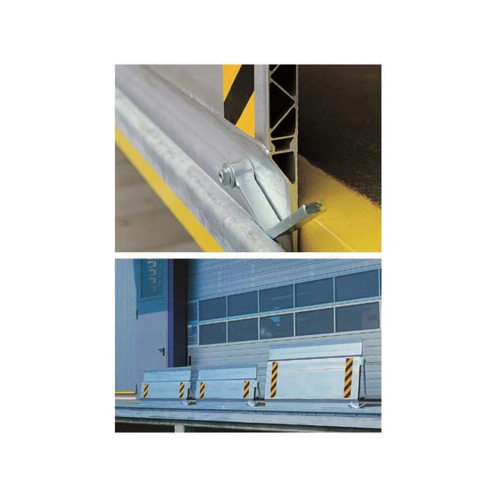 Illustration du produit: Rail de guidage pour ponts basculants avec protection antichute manuelle, longueur 2 000 mm