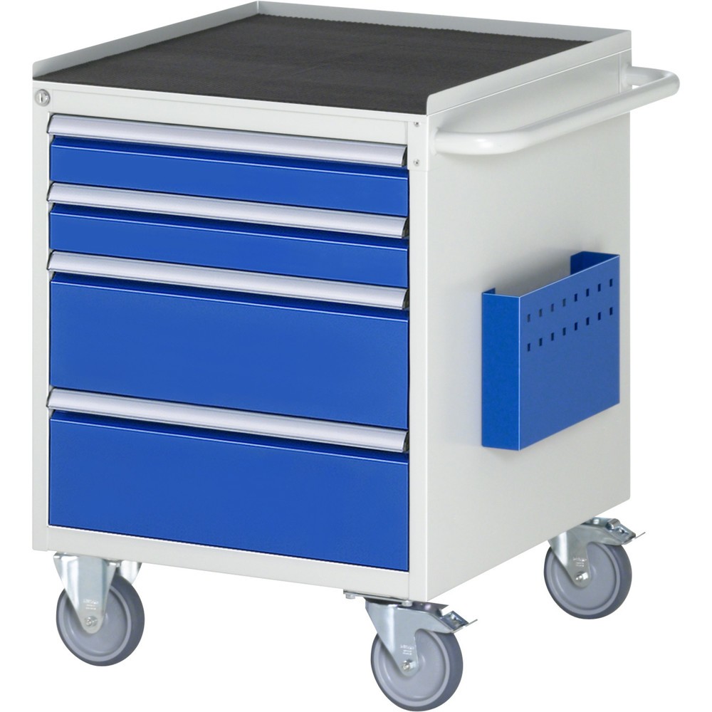 Produktabbildung Nr. 1: RAU Chariot de montage Série 7000, HxlxP 795 x 580 x 650 mm, 4 tiroirs 2 x 90, 2 x 180 mm, plan de travail en métal