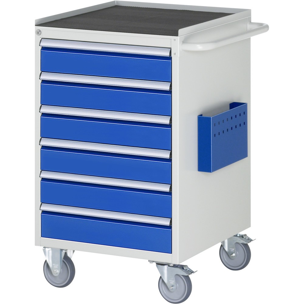 Produktabbildung Nr. 1: RAU Chariot de montage Série 7000, HxlxP 975 x 580 x 650 mm, 6 tiroirs 6 x 120 mm, plan de travail en métal