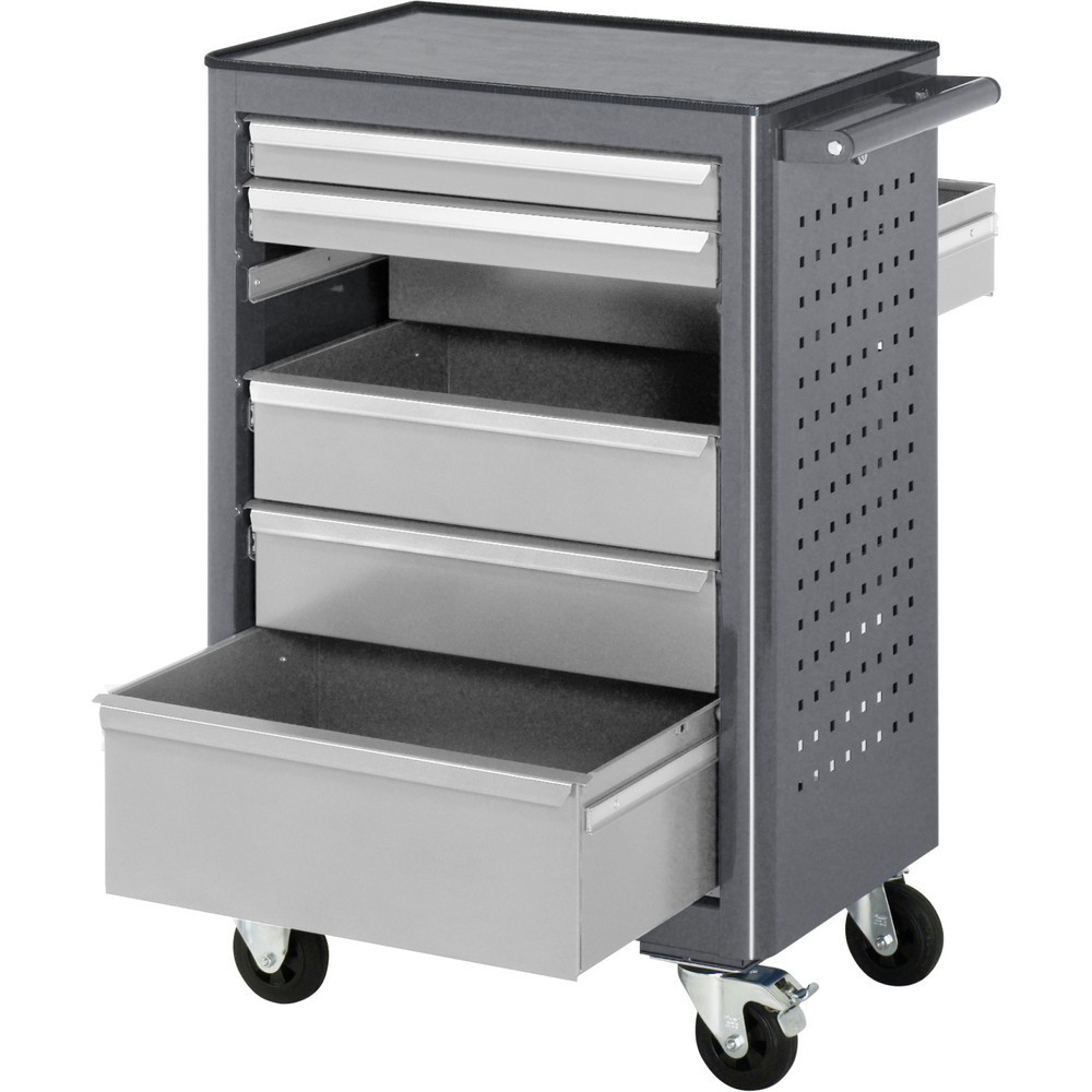 Produktabbildung Nr. 3: RAU Établi à roulettes Série adlatus, HxlxP 950 x 675 x 450 mm, 6 tiroirs 2 x 65, 3 x 125, 1 x 90 mm, plan de travail en ABS