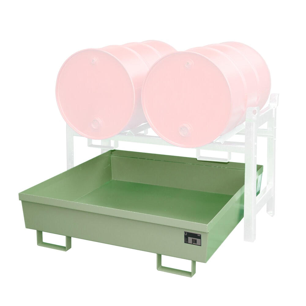 Illustration du produit: Rayonnage à fûts Bauer® FRA-2, peint, vert réséda