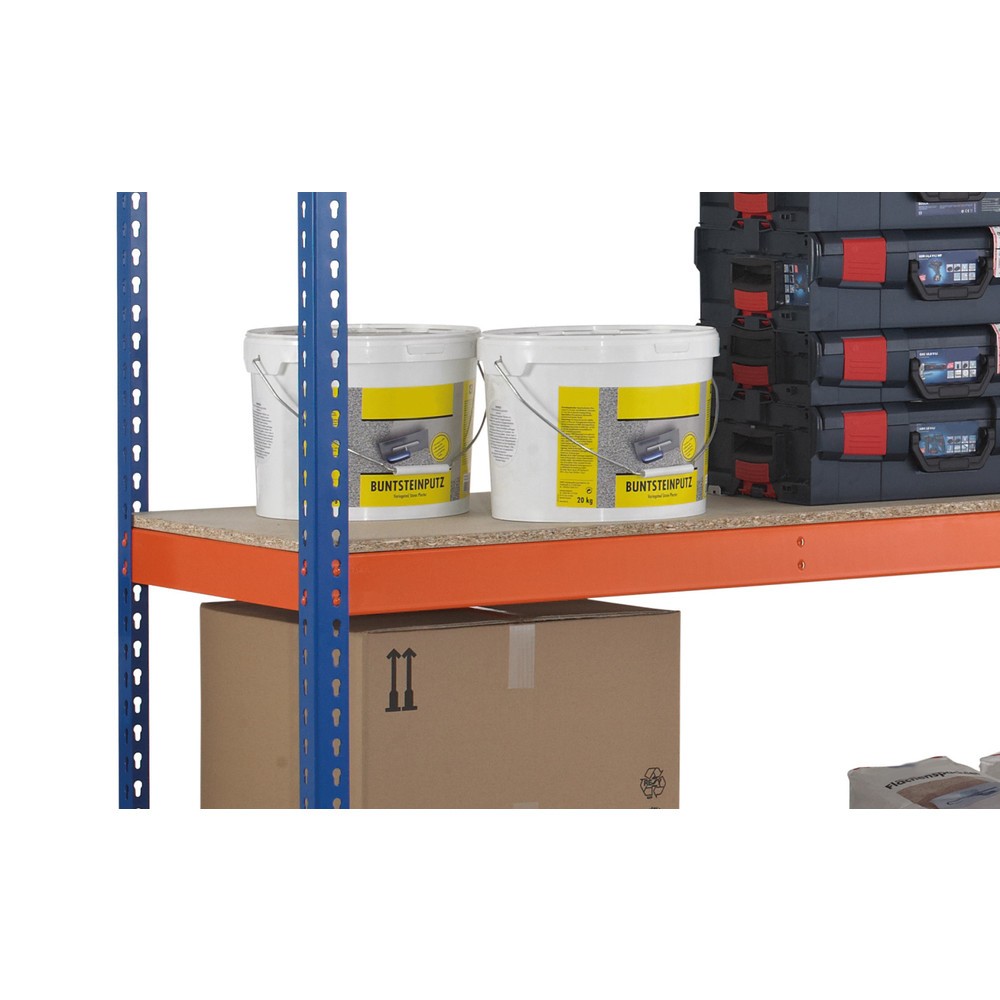 Produktabbildung Nr. 2: Rayonnage grande portée SCHULTE, avec panneaux agglomérés, module de base, H x l x P 3 048 x 2 450 x 469 mm