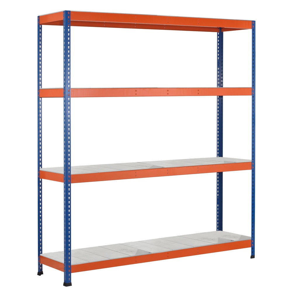 Produktabbildung Nr. 1: Rayonnage grande portée SCHULTE, avec panneaux en acier, module de base, H x l x P 3 048 x 2 146 x 469 mm