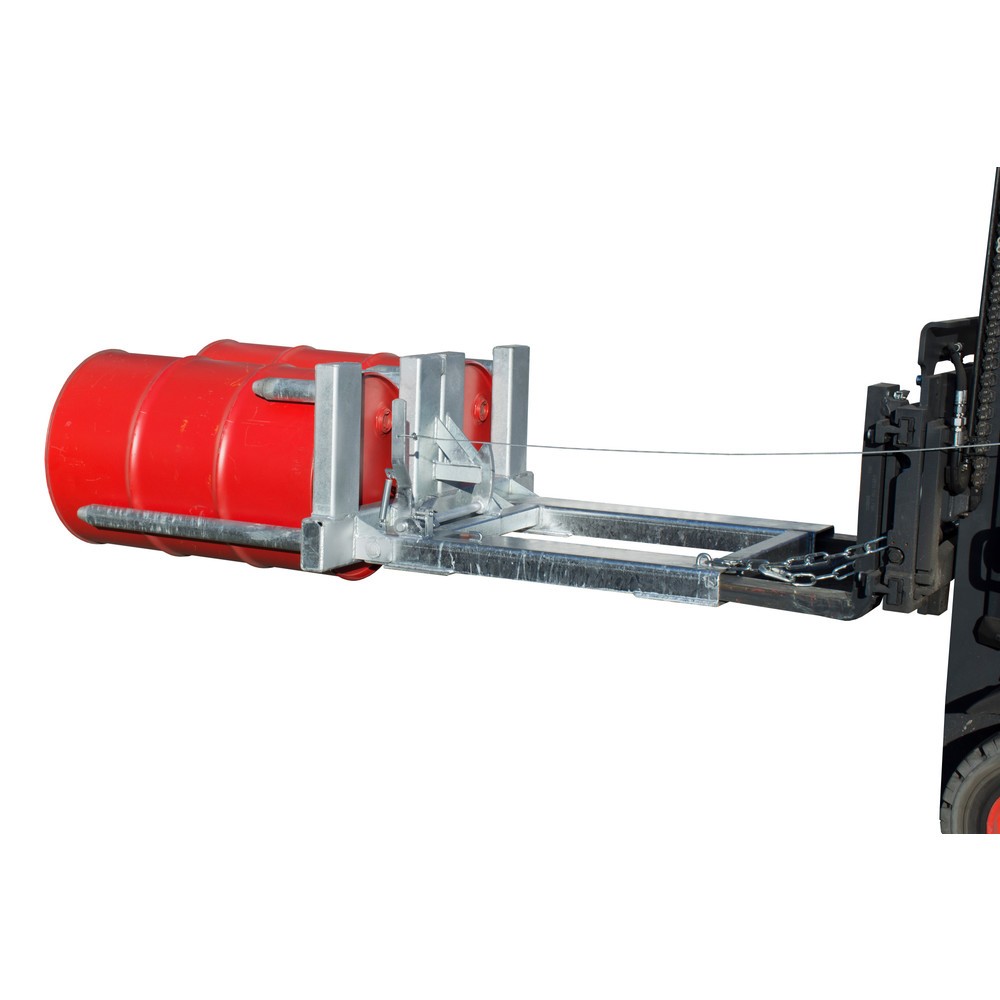 N° de l'image du produit 2 : Retourneur de fûts Bauer® FW-II, galvanisé à chaud