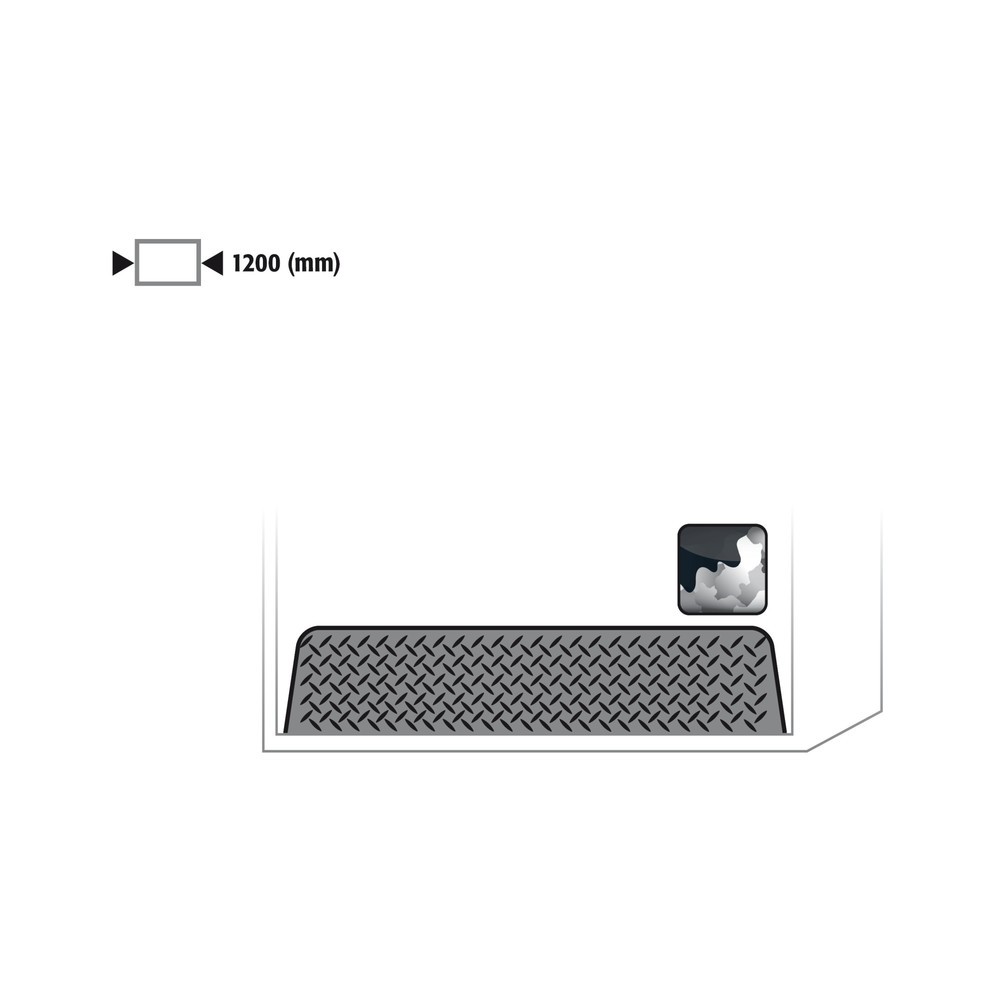 Product afbeelding: Rolklep voor kast voor gasflessen, hxbxd 2150 x 1.350 x 400 mm