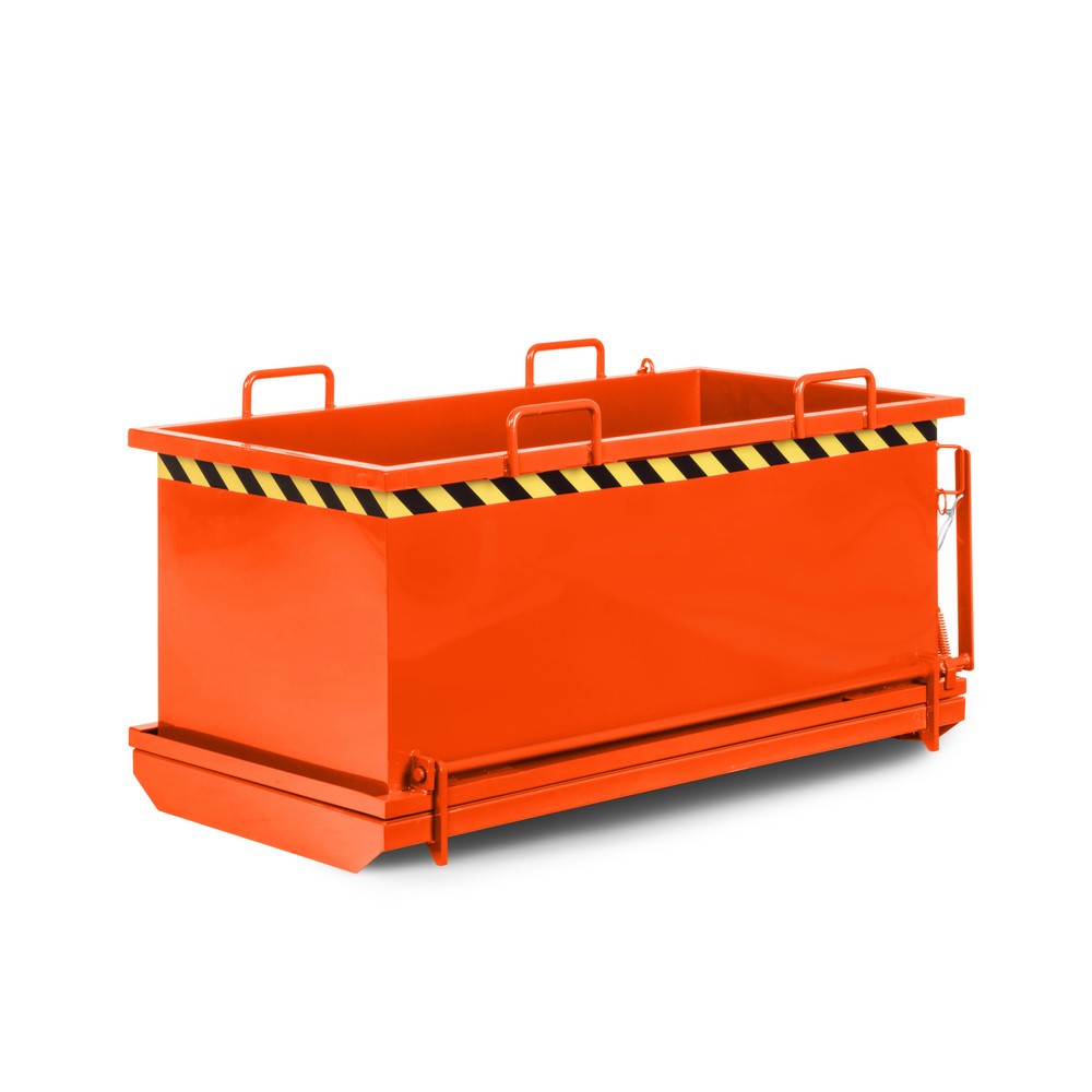Produktabbildung Nr. 1: RR-Industrietechnik® Bodemklepcontainer type RKB, inhoud 0,5 m³, RAL 2004 zuiver oranje