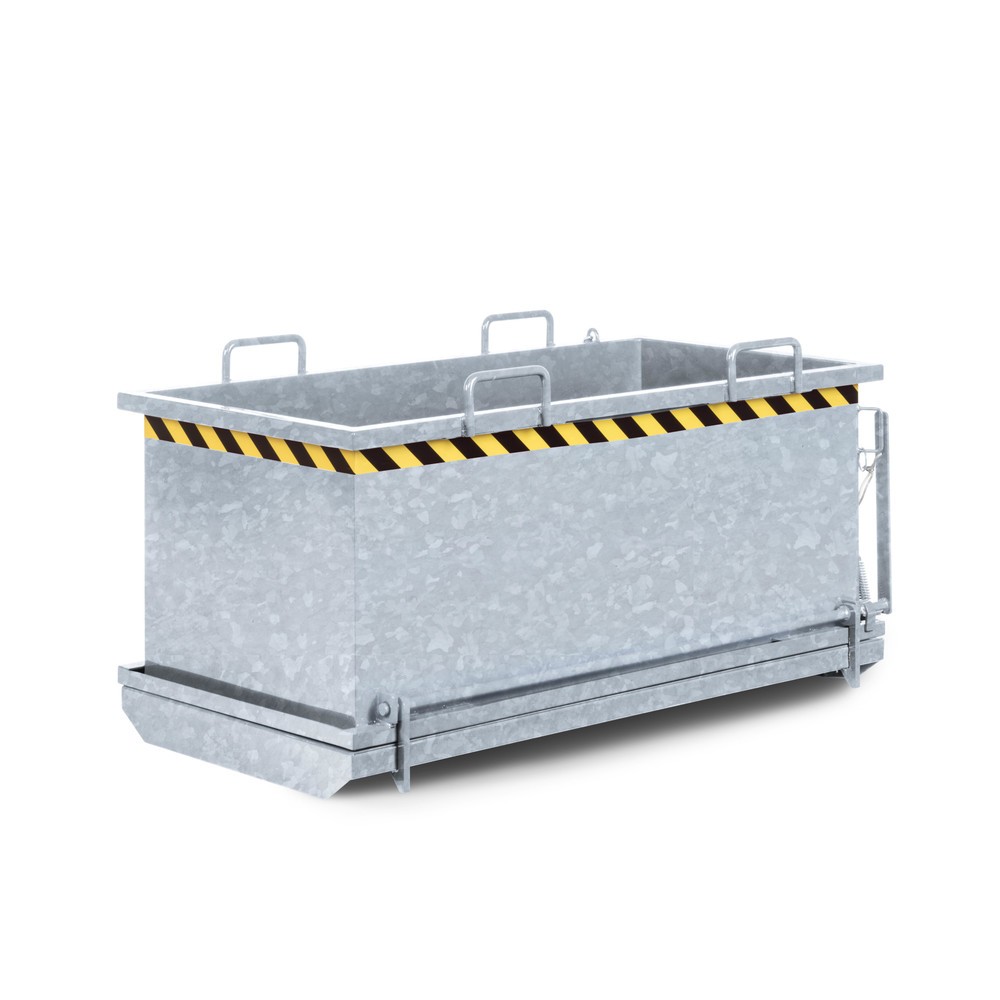 Produktabbildung Nr. 1: RR-Industrietechnik® Bodemklepcontainer type RKB, inhoud 0,5 m³, verzinkt