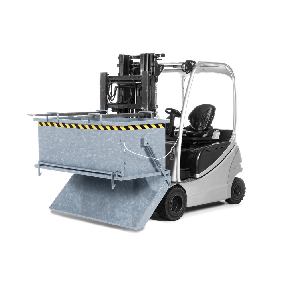 Produktabbildung Nr. 2: RR-Industrietechnik® Bodemklepcontainer type RKB, inhoud 0,5 m³, verzinkt