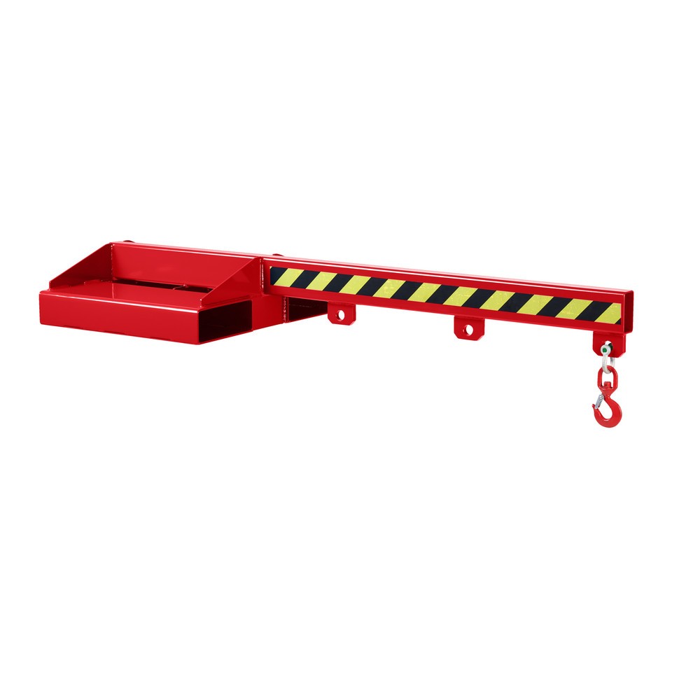 Produktabbildung Nr. 1: RR-Industrietechnik® Bras de charge type RLA, profondeur 1 500 mm, capacité de charge 250 - 1 000 kg, RAL 3000 rouge feu