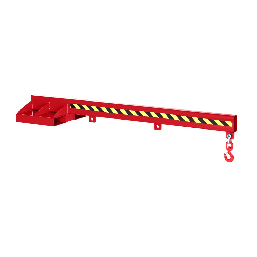 Illustration du produit: RR-Industrietechnik® Bras de charge type RLA, profondeur 2 400 mm, capacité de charge 100 - 1 000 kg, RAL 3000 rouge feu