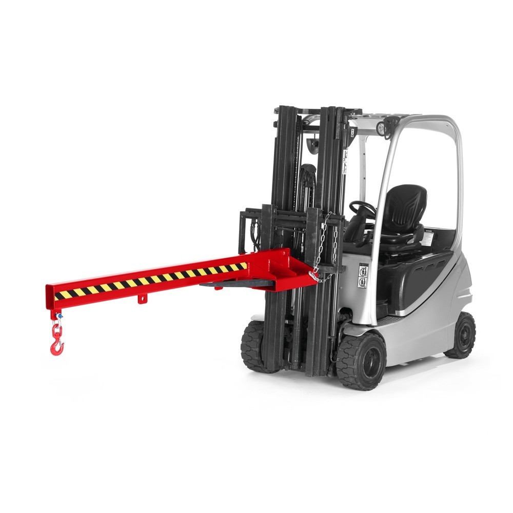 Produktabbildung Nr. 2: RR-Industrietechnik® Bras de charge type RLA, profondeur 2 400 mm, capacité de charge 100 - 1 000 kg, RAL 3000 rouge feu