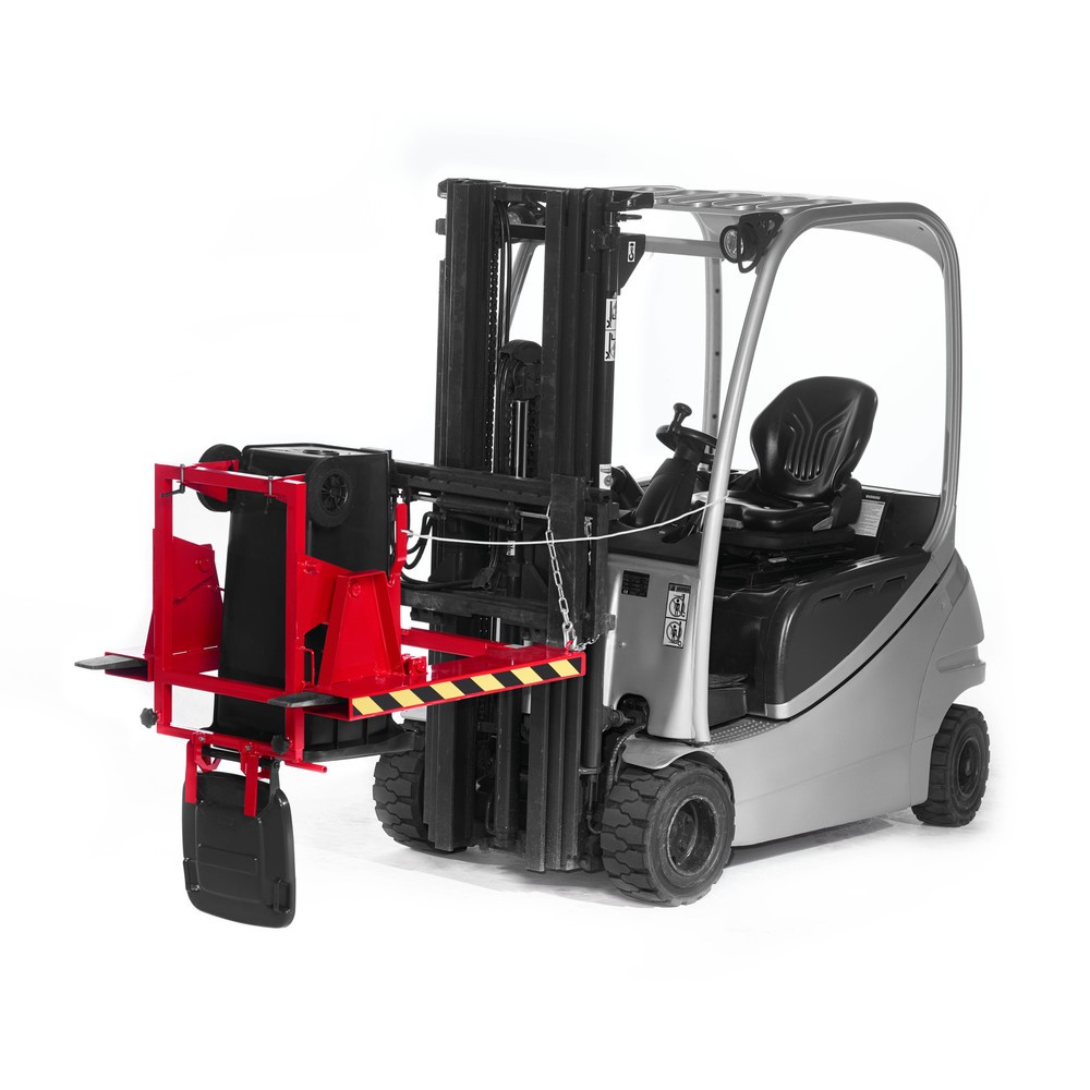 Produktabbildung Nr. 2: RR-Industrietechnik® Kantelinrichting voor vuilnisbakken type RMW, bxdxh 1000 x 1000 x 1080 mm, RAL 3000 vuurrood