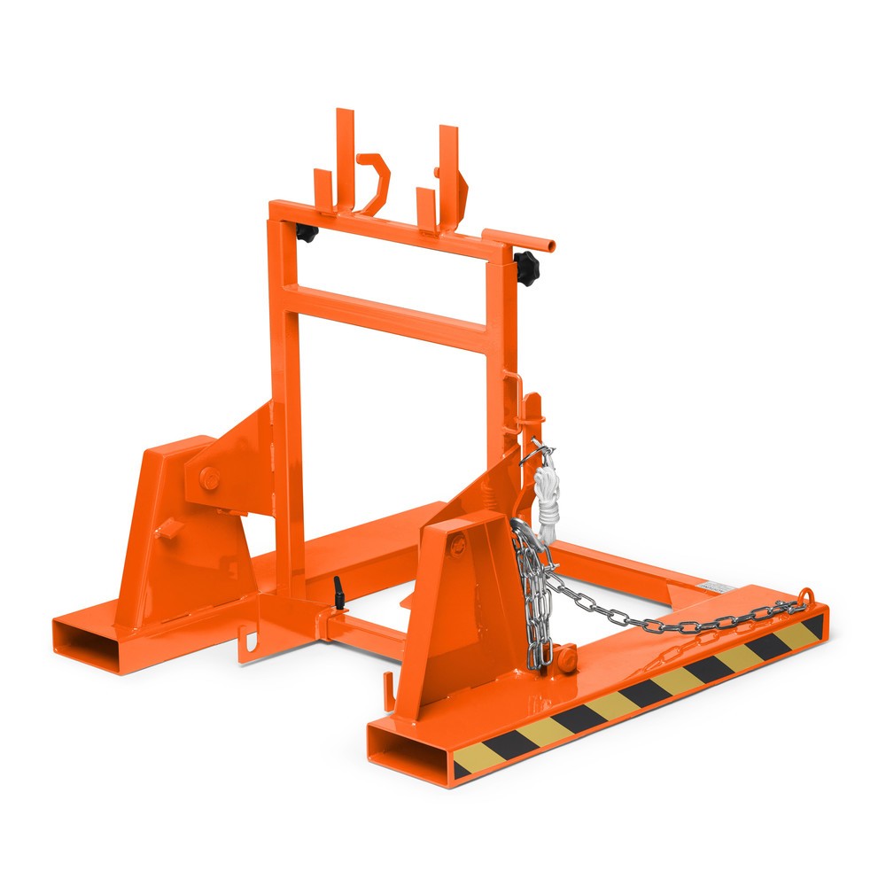 Produktabbildung Nr. 1: RR-Industrietechnik® Retourneur de poubelles type RMW, lxPxH 1 000 x 1 000 x 1 080 mm, RAL 2004 orangé pur