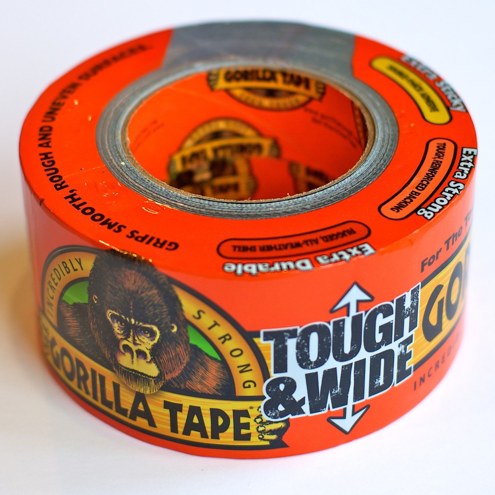 Ruban adhésif tissé haute performance Gorilla Tape®, longueur 27 m, largeur 73 mm N° de l'image du produit 1 : Ruban adhésif tissé haute performance Gorilla Tape®, longueur 27 m, largeur 73 mm