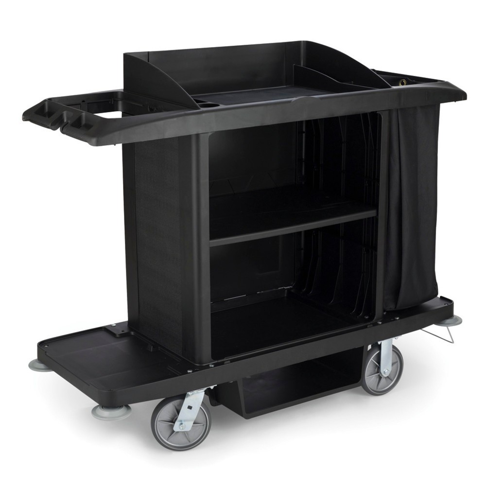Produktabbildung Nr. 1: Rubbermaid® Chariot d'étage, noir, HxlxP 1 270 x 559 x 1 524 mm
