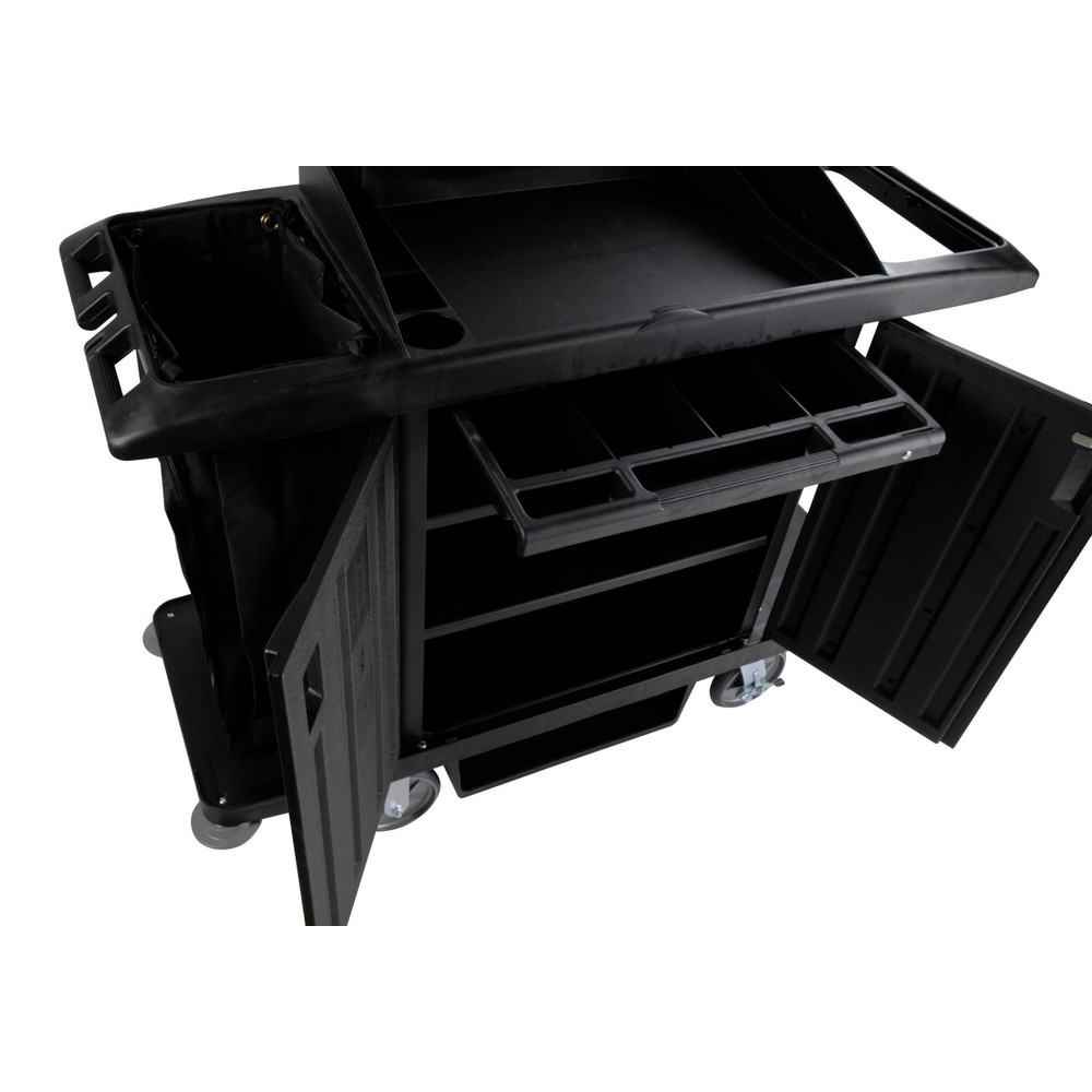 Produktabbildung Nr. 5: Rubbermaid® Chariot d'étage, noir, HxlxP 1 270 x 559 x 1 524 mm