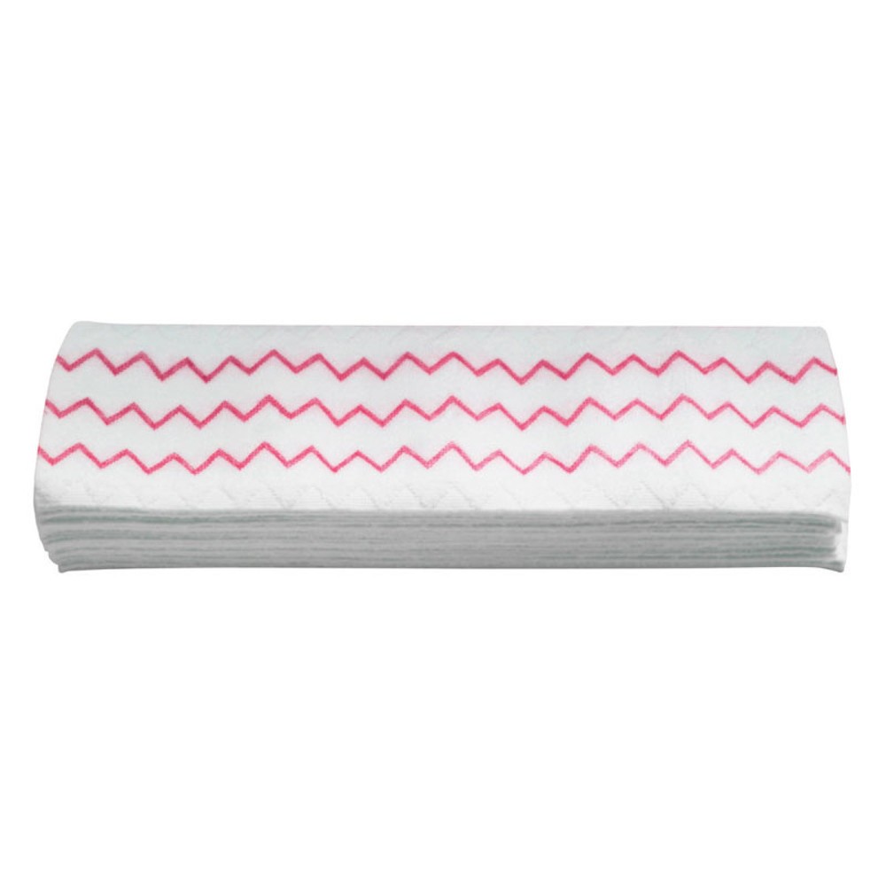 Produktabbildung Nr. 1: Rubbermaid® Frange de lavage microfibre jetable, rouge