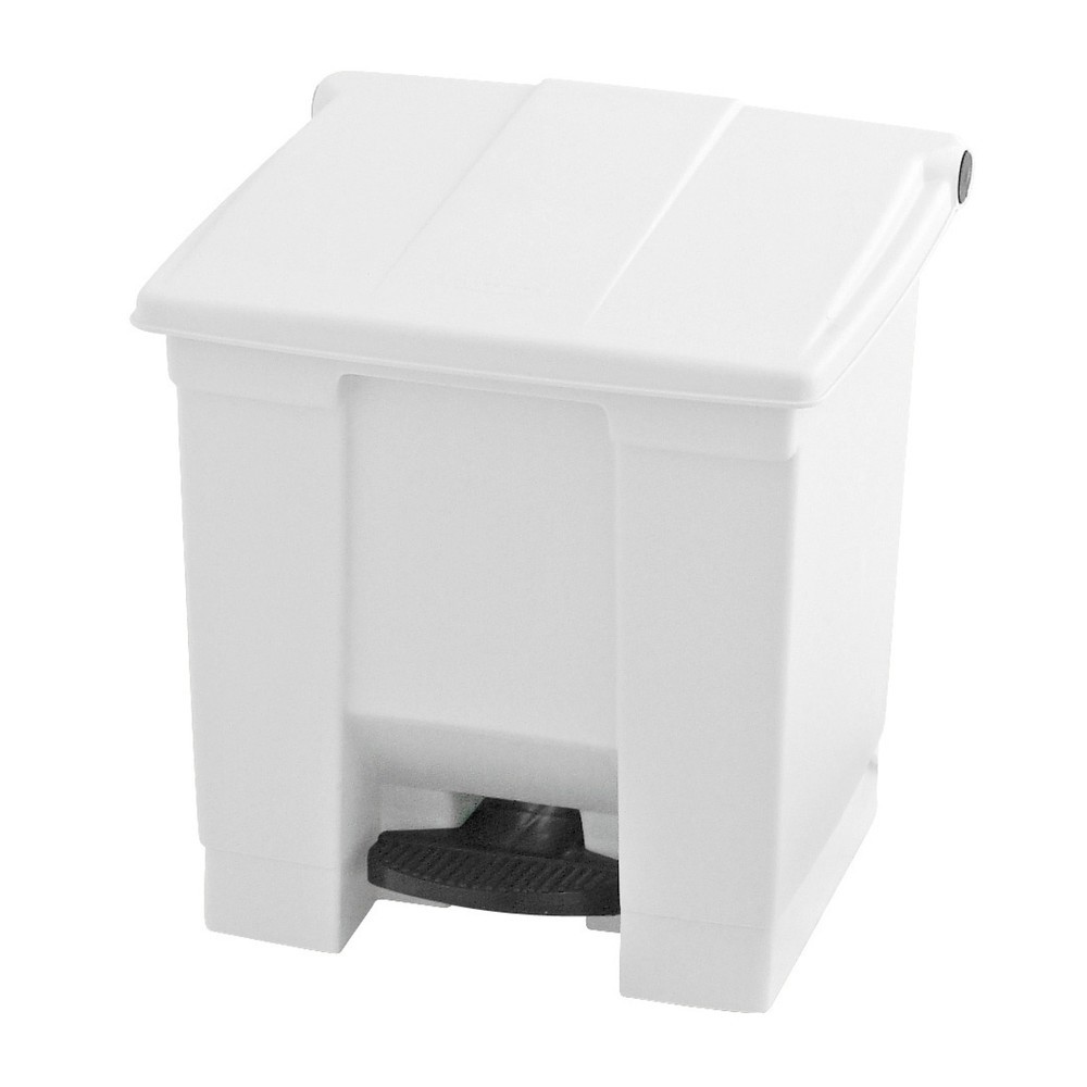 Illustration du produit: Rubbermaid® Poubelle à pédale Step-On Classic, 30 litres, blanc