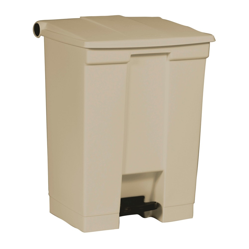 N° de l'image du produit 1 : Rubbermaid® Poubelle à pédale Step-On Classic, 68,1 litres, beige