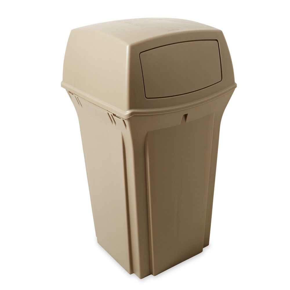 Produktabbildung Nr. 1: Rubbermaid Ranger® Afvalcontainer, 2 Flaps, 132,5 liter, Beige